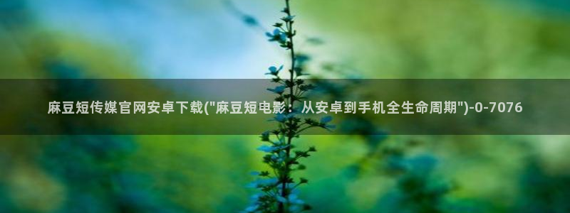 麻豆影视专题