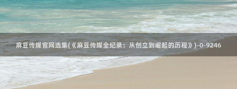 麻豆资讯描述