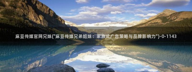 麻豆资讯描述
