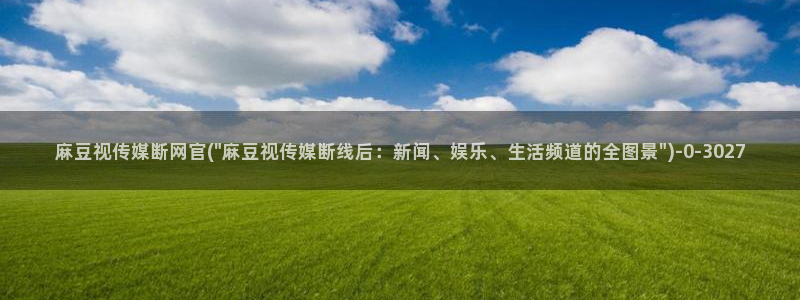 麻豆视频分类名称